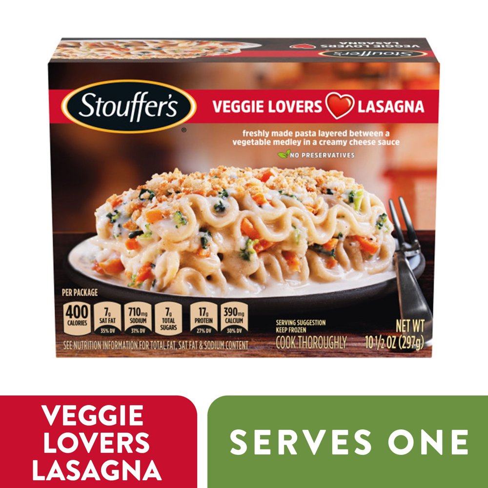 Stouffer's Vegetable Lasagna Frozen Meal 10.5 oz.