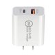thumbnail image 1 of Cargador USB de carga rápida Qc3.0 cargador USB adaptador de corriente para teléfonos móviles, regulación de EE. UU. Feliz Sencillez, 1 of 5