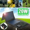 Mad Hornets 20W/25W Solar Panel Foldable Power Bank Panel Camping Hiking Phone Charger