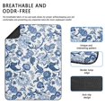 thumbnail image 2 of 2-Pack Floral Design Dog Training Mats, Washable Reusable Housebreaking Pads 24x35 Inch, Non-Slip Puppy Potty Solution for Indoor Areas, 2 of 8