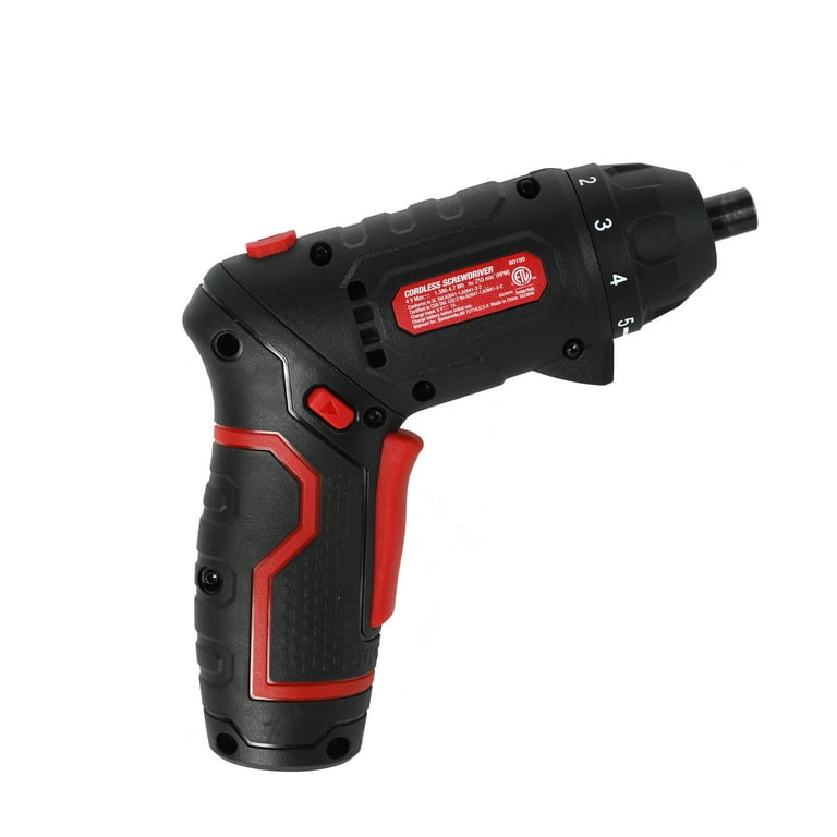 Hyper Tough 4 Volt Max Lithium Ion Cordless Rotating Screwdriver with Charger 80150 Walmart
