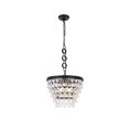 thumbnail image 3 of Elegant Lighting Nordic 16" 4 Light Royal Crystal Pendant Lamp, 3 of 9