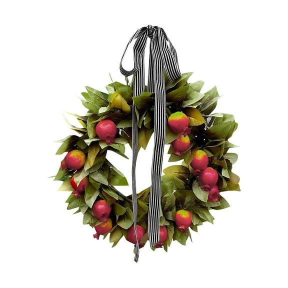 14" Fall Wreaths for Front Door with Leaf and Berry, Fall Decor Autumn Wreath for Thanksgiving Day, Fall Porch Decor, Fall Wreaths for Home Decoraction (Fall Wreath)