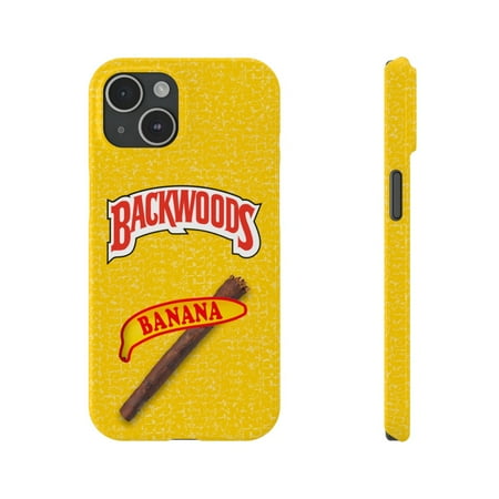 iPhone Slim Case Backwoods Banana Back Woods Yellow Flavor Trendy Gift - iPhone 15