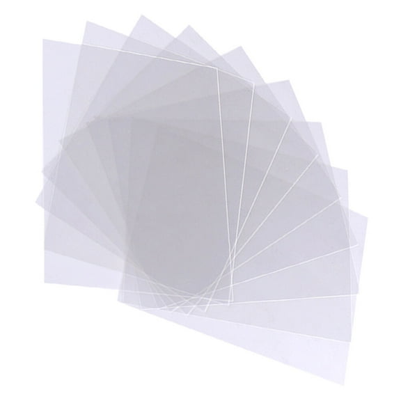 FRCOLOR Transparent PET Film for Protection 10pcs Heat Resistant Sheets for Box Packaging Materials DIY
