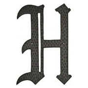 HAM-16-H Decorative Home Accent Monogram H - Black - 11.25 W x 16 H x 0.19 D in.