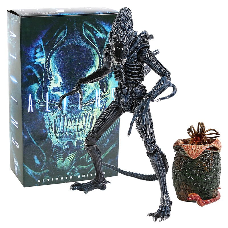 NECA Alien Warrior figurita Ultimate Edition modelo marrón/azul figura ...