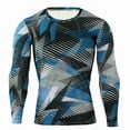 thumbnail image 2 of Beshee Long Sleeve Shirts for Men Tops Camouflage T Shirts Blouse Long Men's Outdoor Sleeves Quick Drying Men's Dress Shirts Mens Shirts Sky Blue L, 2 of 4