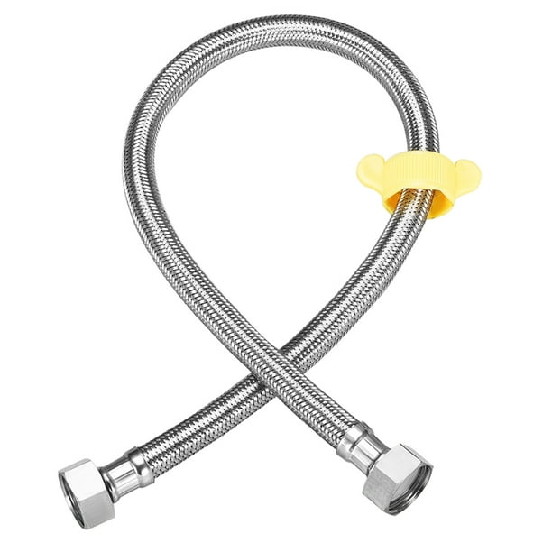 Uxcell 1/2" IPS Female x 1/2" IPS Female 59" Length SUS304 Faucet Supply Line