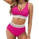 thumbnail image 1 of Traje de Baño de Bikini de Mujer Cuerpo Dividido Cintura Alta Abdominal Que Cubre Traje de Baño Ajustado, Ropa de Playa Sexy de Poliéster para la Piscina, el Mar Y el Verano, 1 of 9