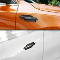 thumbnail image 3 of Black Sports Carbon Fiber Decals Car Hood Air Flow Intake Side Fender Vent Trim-, 3 of 4