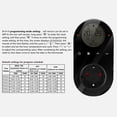 thumbnail image 3 of Labymos Digital Thermostat Outlet Plug 16A Outlet Socket Temperature Controller 5+1+1 Six Periods & Heating and Cooling Mode with Touch Button LCD Screen for Fan Heater Radiator AC Air Conditioner, 3 of 8