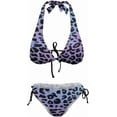 thumbnail image 5 of SKQIT Women's Leopard Print Swimsuits Tie Side Thong Sexy Bikini Set 2 Piece Bathing Suits, 5 of 7