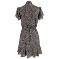 thumbnail image 3 of Women's Paisley Cap Sleeve Tie Neck Dress Mgy X-Large, 3 of 4