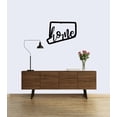 thumbnail image 2 of Connecticut Home State Silhouette Solid Steel Home Decor Decorative Accent Metal Art Wall Sign, 2 of 3