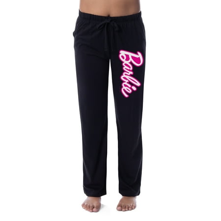 

Mattel Womens Classic Barbie Logo Icon Print Sleep Pajama Pants (Medium)