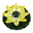 thumbnail image 4 of Floating Lotus Lights Floating Solar Lotus Lamp Garden Lamp Realistic Artificial Yellow, 4 of 8