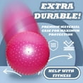 thumbnail image 6 of BESTSKY Exercise Ball,21.65in Excersing Ball,Anti-Slip Yoga Ball For Pregnancy,Pink, 6 of 7