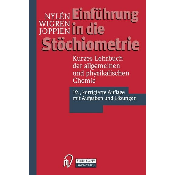 Einführung in Die Stöchiometrie, (Paperback)