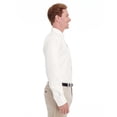 thumbnail image 2 of Men's Tall Foundation 100% Cotton Long-Sleeve Twill Shirt with Teflon™ - WHITE - 2XT, 2 of 3