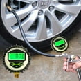 thumbnail image 3 of tegongse Dial Size Digital Air Pressure Gauge with G1/G1/2 Bottom Connector & Protective Boot 0-250psi Battery Powered for Car, 3 of 19