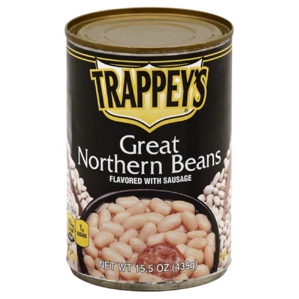 Trappeys Jalapeno Navy Beans, 15.5 Oz (Pack of 12)