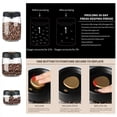 thumbnail image 4 of Vacuum Sealed Jug Coffee Beans Glass Airtight Canister Food Grains Candy Keep Fresh Storage Jar 1200, 4 of 5