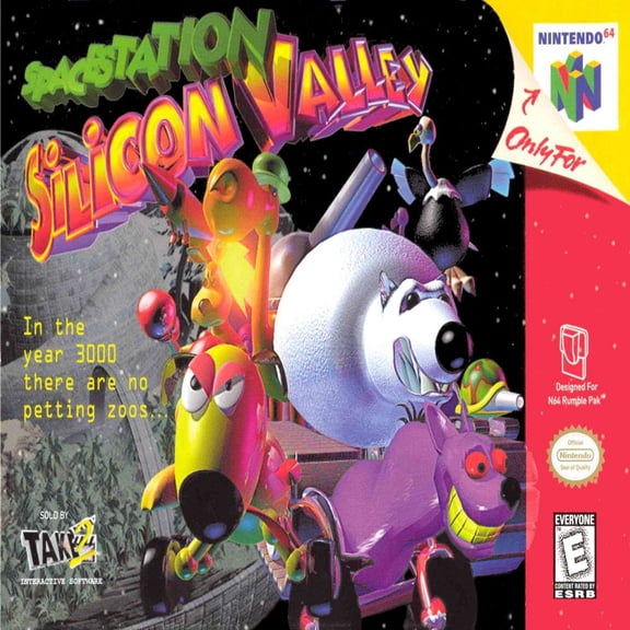 Space Station Silicon Valley N64 Game,US Version
