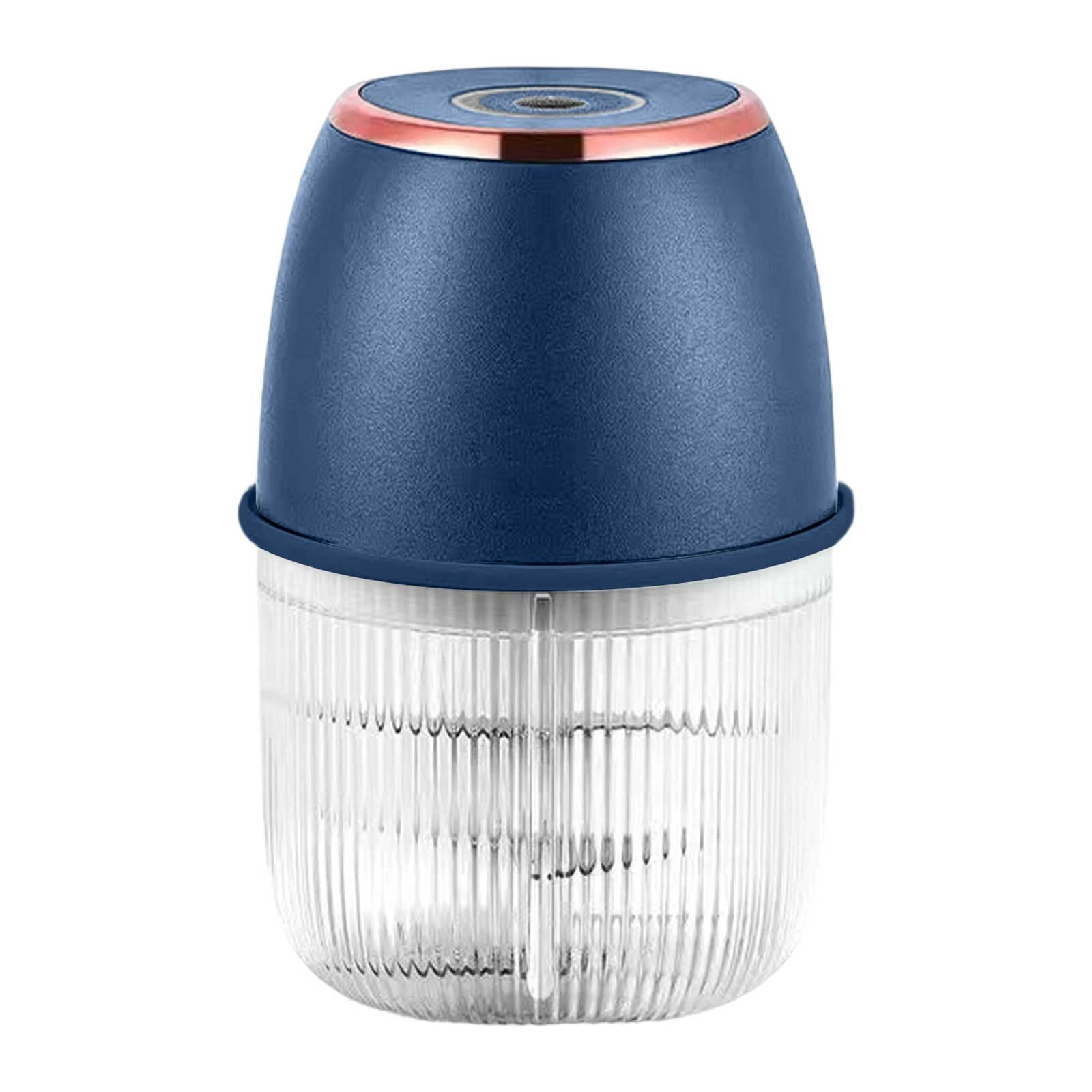 AFACUHX Mini Food Processor (with Charging Wire) Compact Kitchen Chopper Efficient Vegetable Meat Grinder Quick Prep Garlic Onion Mincer Function for Meal Prep (350ml) 2PC