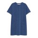 thumbnail image 4 of Mujeres Manga Corta Tops Impresión Casual Cuello Redondo Vendaje Vestido Falda de las Señoras, Vestido de Manga Corta para las Mujeres, 4 of 6