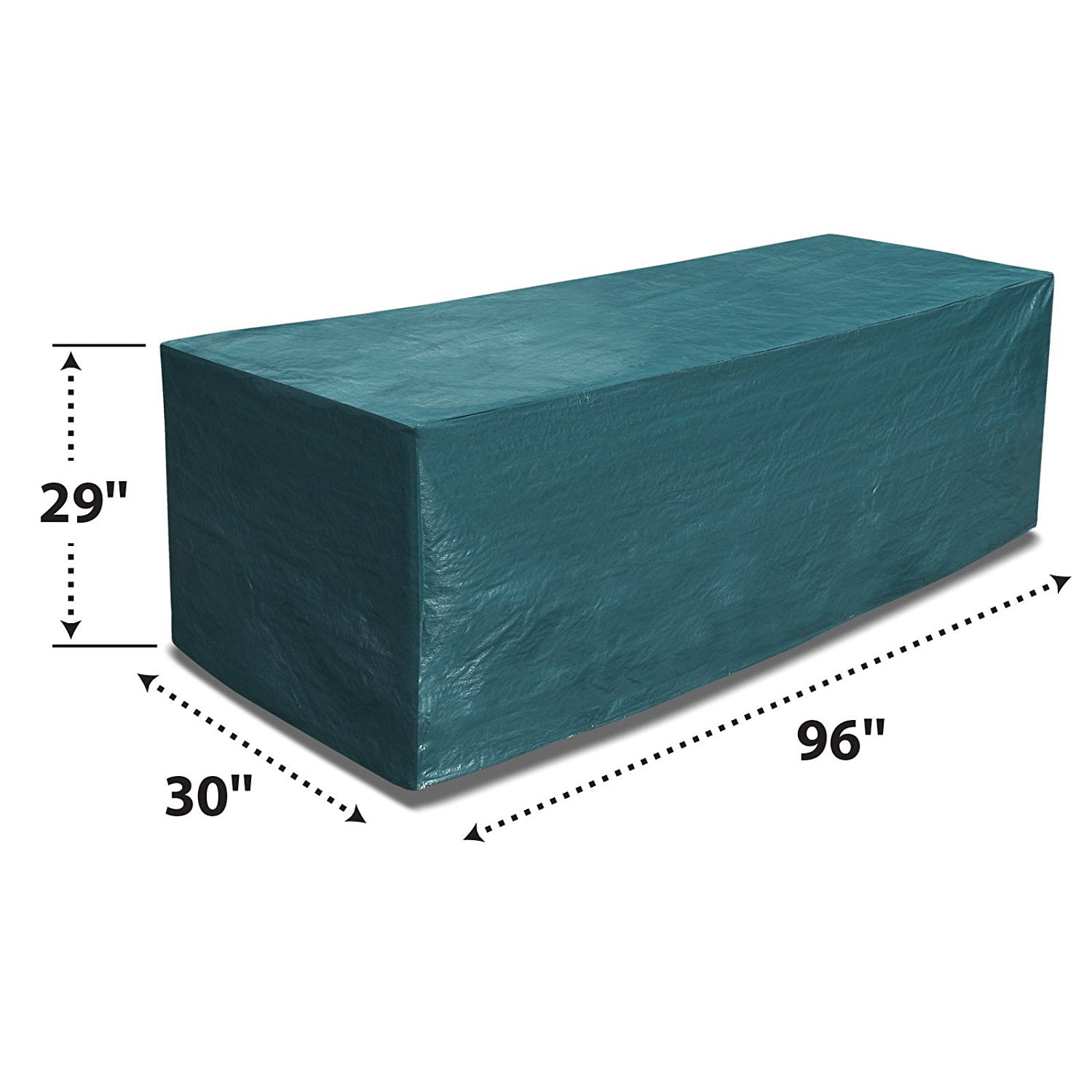 Outdoor 96"x30"x29" Patio Garden Table Furniture Set Protector, Furniture Cover, Green