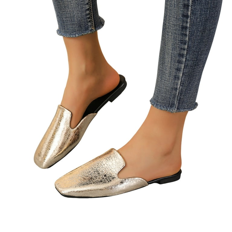 Ladies closed in slippers deals