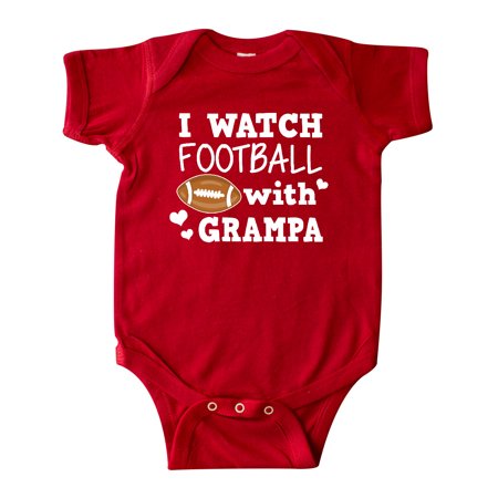 

Inktastic I Watch Football with My Grampa Gift Baby Boy Bodysuit