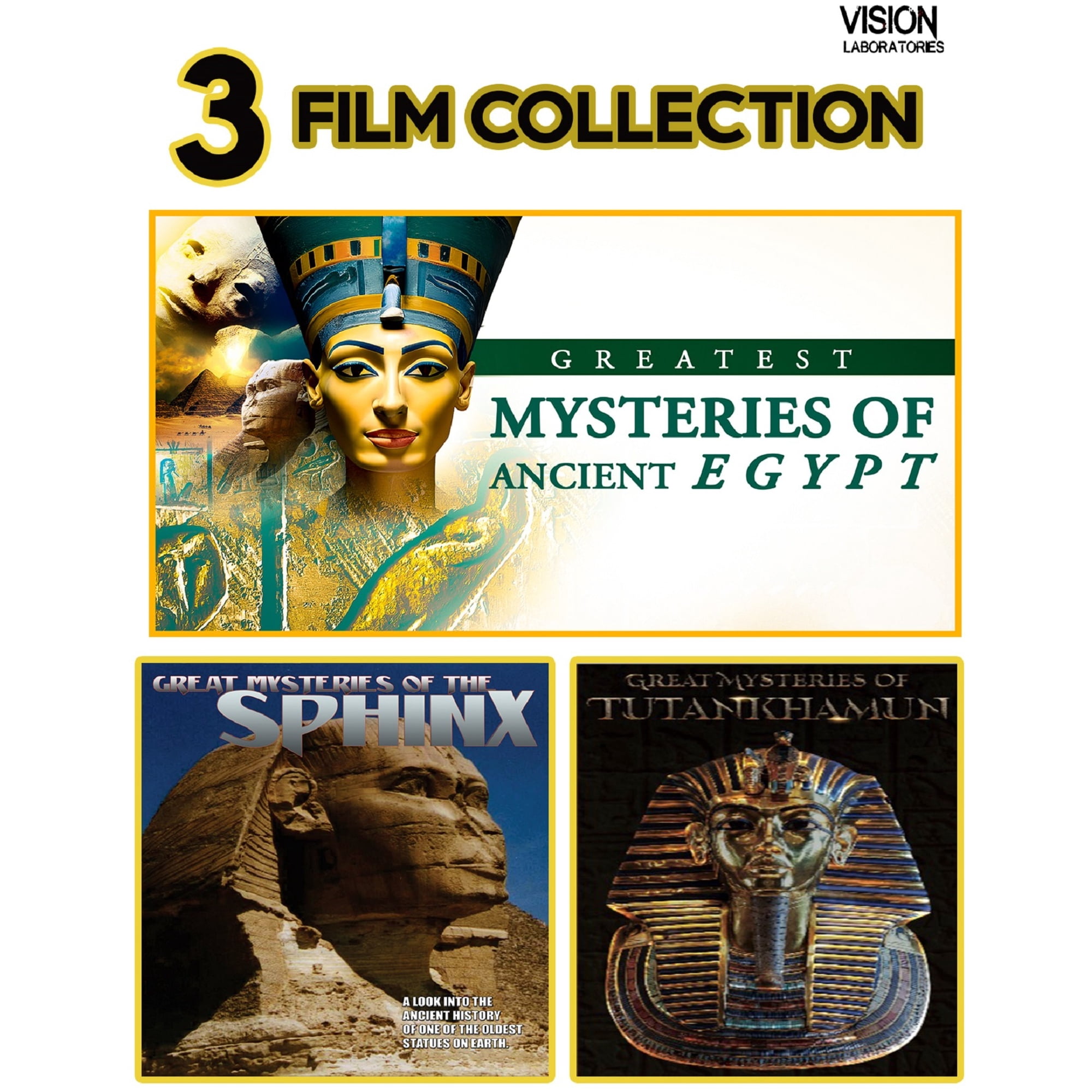 3 Film Collection (Greatest Mysteries Of Ancient Egypt The Sphinx Tutankhamun)