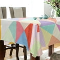 thumbnail image 5 of Yayeee Tablecloths 54" x 72" Rectangle Wrinkle Resistant Party Table Cover, Abstract Geometric, 5 of 8