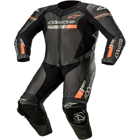 Alpinestars GP Force Chaser Mens 1pc Leather Motorcycle Suit Black/Red 62 EUR