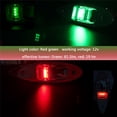 thumbnail image 3 of FlyFlise 2Pcs 12V Bateau de Mer LED Feux d'Étrave Latéraux Rouges et Verts Indicateurs LED Feux de Navigation Feux de Yacht Feux de Voile, 3 of 8