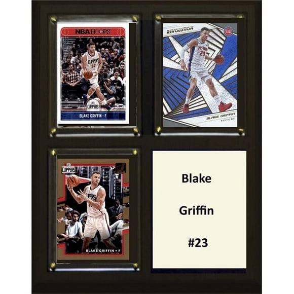 C&I Collectables 810BLGRIFFEN NBA 6 x 8 in. Blake Griffen Detroit Pistons Plaque à Deux Cartes