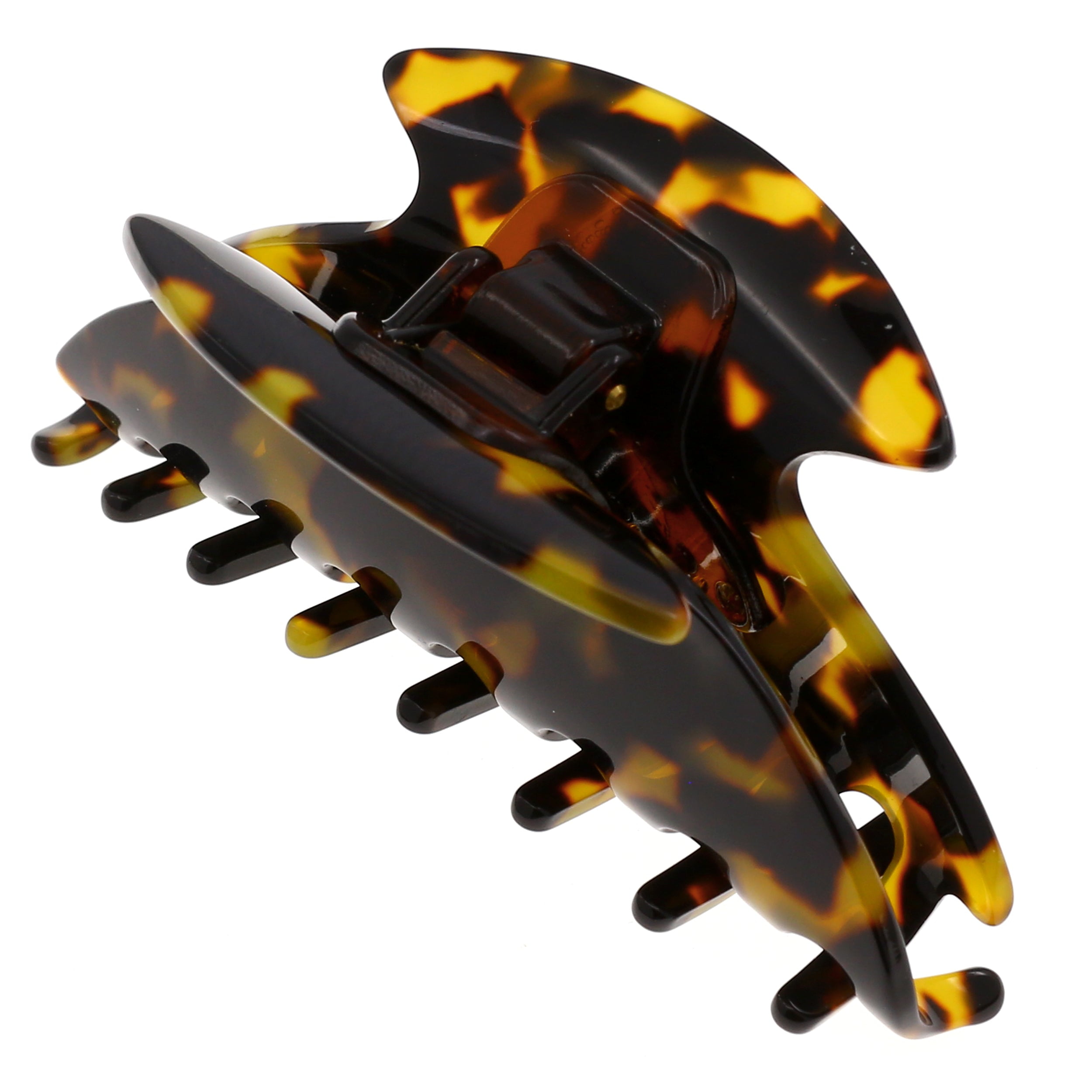 Camila Paris CP2483 French Hair Clip for Women Thick Hair for Long Curly Wavy Hair, Handmade Onyx, Girls Hair Claw Clips, Durable Styling Big Claw Clip for Thick Hair, Strong Hold Grip Made in France