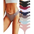 thumbnail image 1 of Tangas Finetoo De Algodón Para Mujer, Paquete De 10 Piezas, 1 of 7