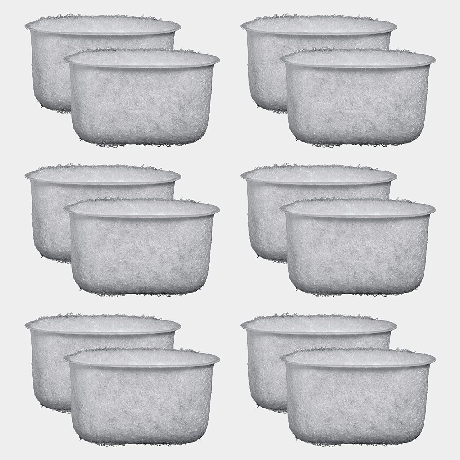 12 Pack of Braun Coffee maker Replacement Charcoal Water Filter for