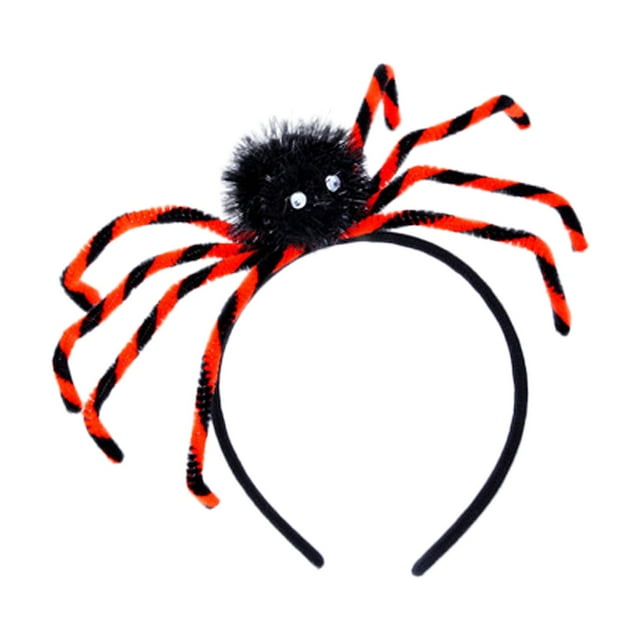Maquillaje de Halloween y diademas decorativas para disfraces de broma con accesorios de pelo terroríficos