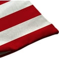 thumbnail image 5 of Red Stripe Cotton Linen Throw Lumbar Waist Pillow Case Cushion Cover Home Office Decorative Rectangle 12 X 20 Inches, 5 of 6