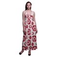 thumbnail image 1 of Bimba Robe Longue Chic Imprimée Teinture sur Nœuds pour Femmes, Style Bohème, Maxi d'Été, Tenue de Plage - Xxx-Grand, 1 of 5