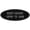 Black / Silver, variant on Signs ByLITA Oval Quiet Hours 10PM to 8AM Sign - Laser-Engraved Lettering | Durable ABS Plastic | Vibrant Colors | Powerful Foam Tape (White) - Medium