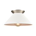 thumbnail image 1 of Cavendish 16'' Wide 1-Light Semi Flush Mount - Brushed Nickel, 1 of 4