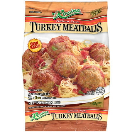 Rosina: Italian Style Turkey Meatballs, 32 oz