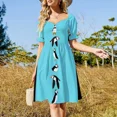 thumbnail image 4 of ¡Frailecillos! Vestido sin mangas para mujer, vestidos de verano para ocasiones formales., 4 of 7