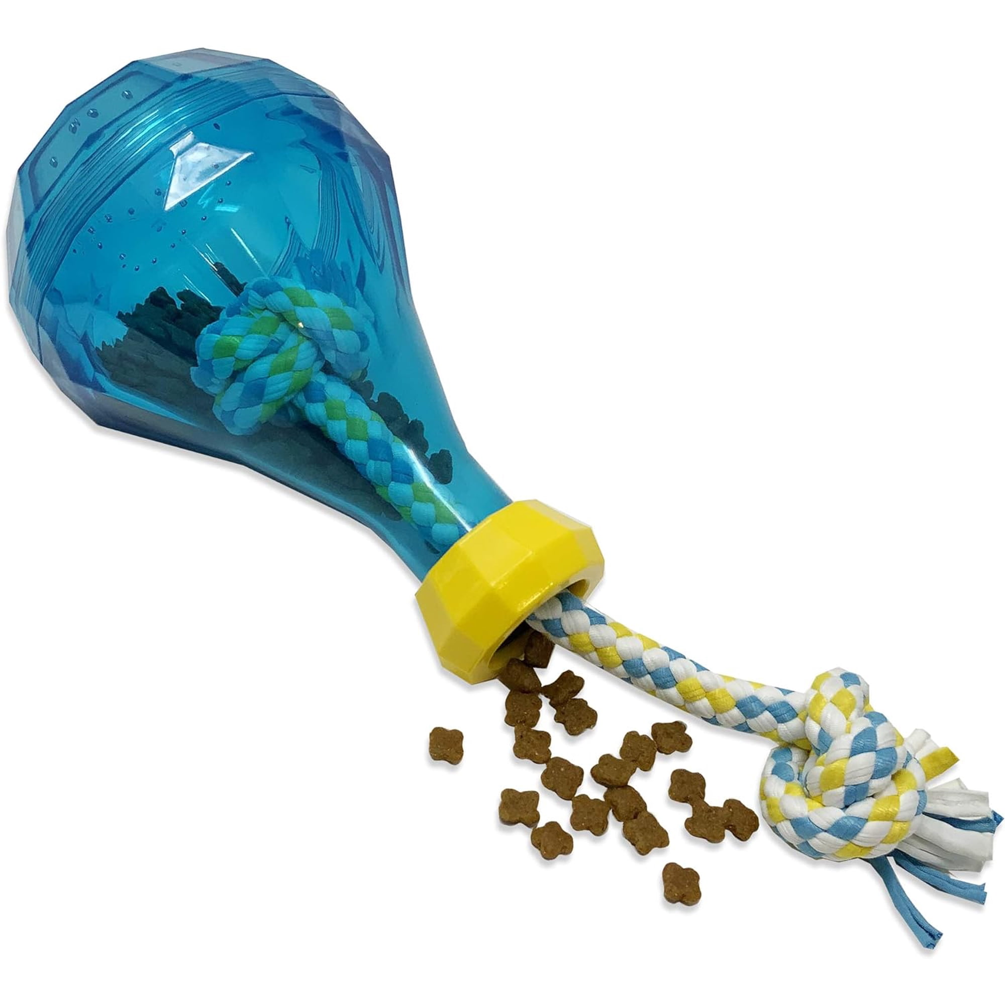 OurPets IQ Treat Tug & Activity Dog Puzzle & Rope Dog Toy, Size Small - 7.5" Length