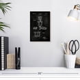 thumbnail image 3 of Elephant Stock Microphone Bw Patent Wall Art - Vertical Canvas Wall Art - Hallway Wall Decor - Patent Canvas - Black And White Decor - 8" x 12", 3 of 8